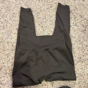 High-Waisted Black Leggings